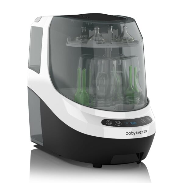 24a52741f2814ceba8d07d2d326d1e3f Baby Bottle Washer Pro – Baby Bottle Washer, Sterilizer + Dryer – All in One Machine Cleans Bottles, Pump Parts, & Sippy Cups – Replaces Hand Washing, Bottle Brushes and Drying Racks-Brezza