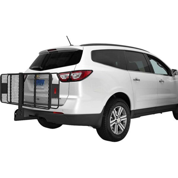 24ab64e19e3142ddb62a7f5bee774eb5 Sport Rack SR9851 Vista Folding Hitch Basket, Black