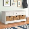 Drawers Storage Bench