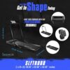 SereneLife Folding Treadmill – Foldable Home Fitness Equipment with LCD for Walking & Running – Cardio Exercise Machine – Preset and Adjustable Programs – Bluetooth Connectivity