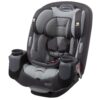 Grow and Go All-in-One Slim Convertible Car Seat, Rear Facing, 5-40 lbs, Forward Facing (30–65 lbs), High Back Booster Seat 40-100 pounds, Aqua Pop