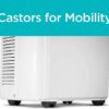 14,000 BTU Portable Air Conditioner with Heat and Remote Control, White