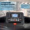 SereneLife Folding Treadmill – Foldable Home Fitness Equipment with LCD for Walking & Running – Cardio Exercise Machine – Preset and Adjustable Programs – Bluetooth Connectivity