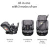 Safety 1st Turn and Go 360 DLX Rotating All-in-One Car Seat, Provides 360° seat Rotation, High Street