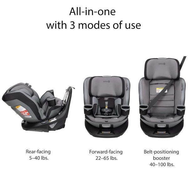 2624389e98e74b71a50aa0b9be06a7b5 Safety 1st Turn and Go 360 DLX Rotating All-in-One Car Seat, Provides 360° seat Rotation, High Street