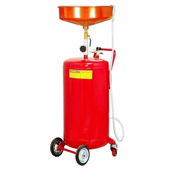 26307ef5ec1d4b7a949f38117e1d143f 66076 Oil Drain pan Portable 20 Gallon Waste Air Operated Drainer