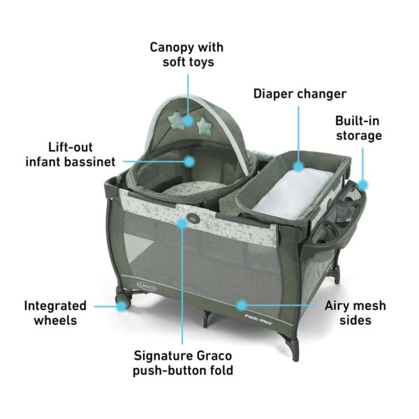 Graco Pack n Play Travel Dome Playard Oskar