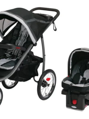Graco FastAction Fold Jogger Click Connect Travel System Gotham