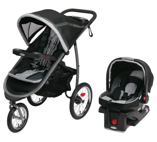 26dcd9e109d243eca21bf9e2740888fe Graco FastAction Fold Jogger Click Connect Travel System Gotham