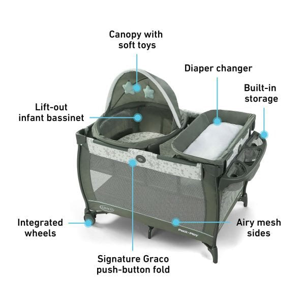 Graco Pack n Play Travel Dome Playard Oskar