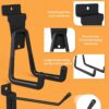 INCLY 30PCS Slatwall Accessories Set, Includes 4 Pack Ventilated Metal Wire Slatwall Baskets and 26PCS Multisized Heavy Duty Slatwall Hooks for Garage Rooms Shops Storage Organizing Display
