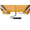 APOLLOLIFT Hydraulic Lift Table Cart – 770 lbs Capacity, 51′′ Max Height, Double Scissor Lift with Safety Guard & 4 Wheels