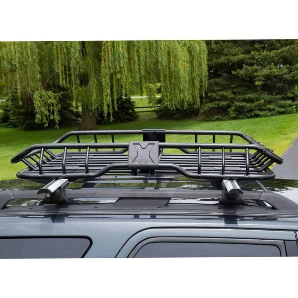 Heavy Duty Vehicle Roof Cargo Basket with Wind Fairing