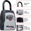 Key Lock Box, Outdoor Lock Box Bundle with SentrySafe Fireproof and Waterproof Safe, 1.23 Cubic Feet