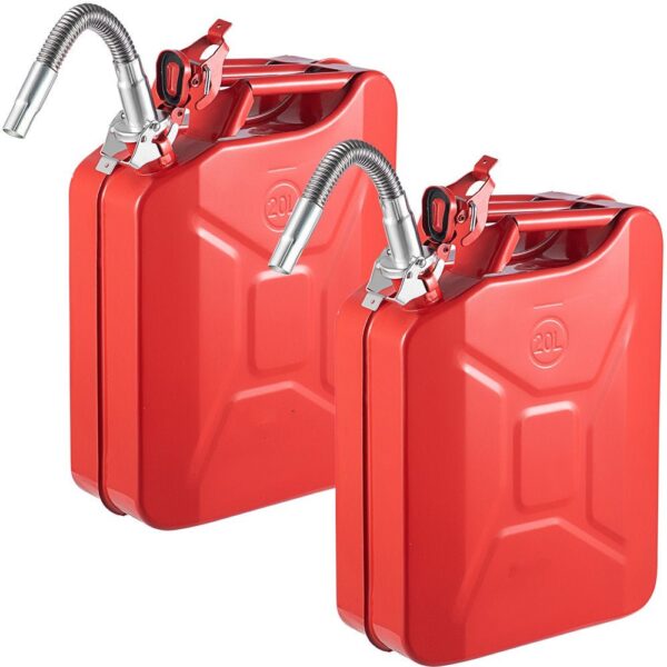 2778f4c920ed49c3914bc161bad27a3d VEVOR Jerry Fuel Can with Flexible Spout System, 5.3 Gallon/20 L