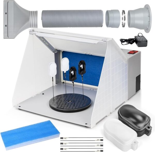 281693085e67417888bf4d139775a761 Autolock Spray Booth Kit with LED Lights & Filter System for Models, Crafts & More