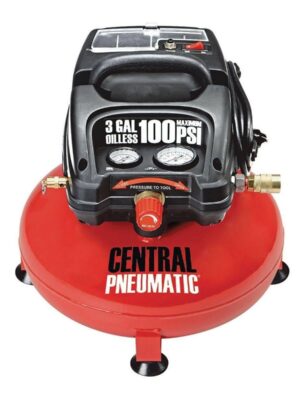 3 gal. 1/3 100 PSI Oilless Pancake Air Compressor
