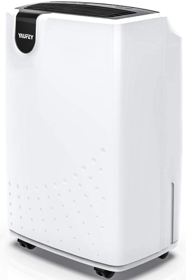 285fcb28843f425b8500ed5b2790505c 30 Pint Dehumidifier for Home Basements Bedroom Garage, Mid-Size Portable with Continuous Drain Hose Outlet and Wheel, 4 Gallons/Day Intelligent Humidity Control for Space Up to 1500 Sq Ft