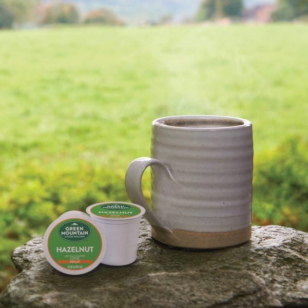 Green Mountain Coffee Roasters Hazelnut Decaf Coffee, Single-Serve K-Cup pods, Light Roast, 96 Count (4 Packs of 24)