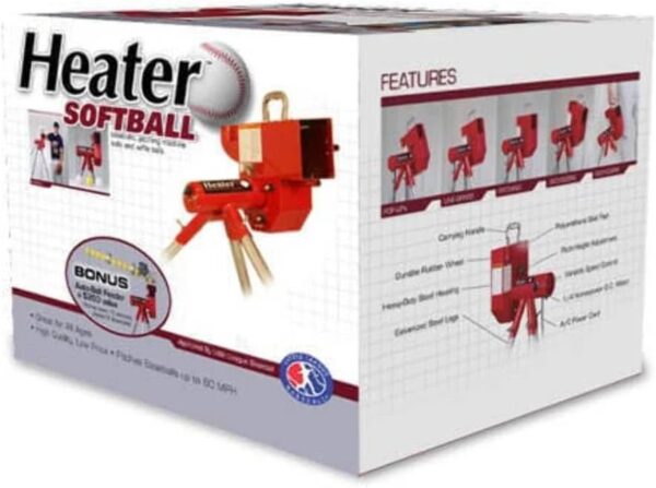 294f337e537340b8849b3f87ea39c97a Sports Softball Pitching Machine with 9 Ball Automatic Feeder