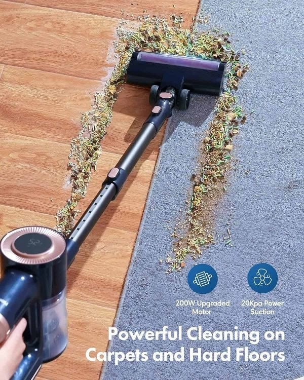 Homeika Cordless Vacuum Cleaner, 20Kpa Powerful Suction Vacuum
