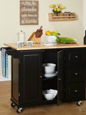 Hardy Solid Wood Kitchen Cart