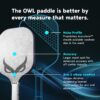 The OWL Paddle, Premium Pickleball Paddle Revolutionary Pickleball Paddle, Quiet Pickleball Paddle