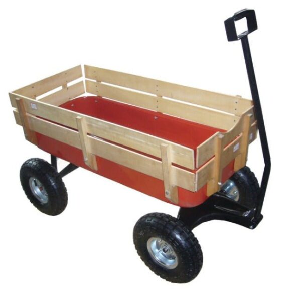 Big Foot Wagon, Wood Stake Sides, 10.5′′ Air Tires