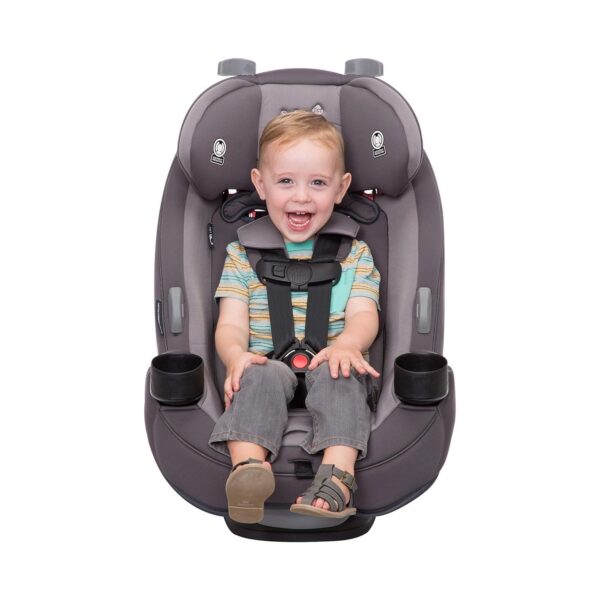 Grow and Go All-in-One Slim Convertible Car Seat, Rear Facing, 5-40 lbs, Forward Facing (30–65 lbs), High Back Booster Seat 40-100 pounds, Aqua Pop