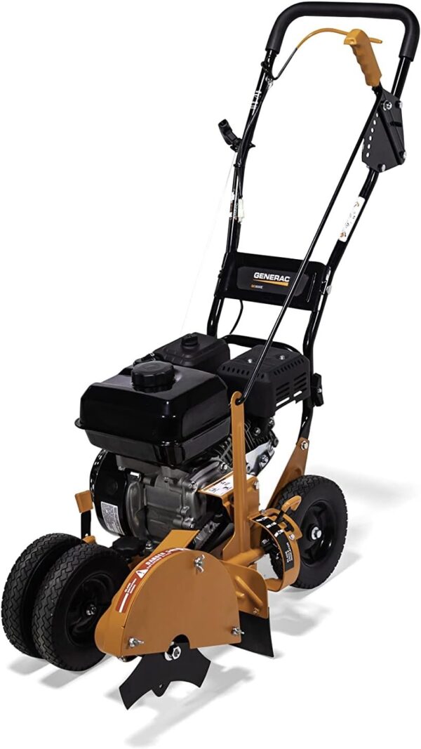 2a646a8f656947759cb88d107532cbe1 High-Powered 163cc Engine, Start With Ease – Precision Bevel Cutting, Easy Curb Hopping, 6-Depth Adjustments, 4-Wheel Control for Edging with Ease-Generac