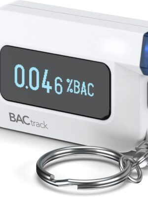 C6 Keychain Breathalyzer 2-Pack – Professional Accuracy, Smartphone Connectivity, Apple & Android Compatible