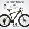 Schwinn Sidewinder Mountain Bike, 26-inch Wheels, 21 Speeds, Mens Style, Black