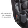 Grow and Go All-in-One Slim Convertible Car Seat, Rear Facing, 5-40 lbs, Forward Facing (30–65 lbs), High Back Booster Seat 40-100 pounds, Aqua Pop