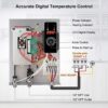 Electric Tankless Water Heater, 11kW at 240 Volt, On Demand Instant Hot Water Heater