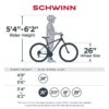 Schwinn Sidewinder Mountain Bike, 26-inch Wheels, 21 Speeds, Mens Style, Black