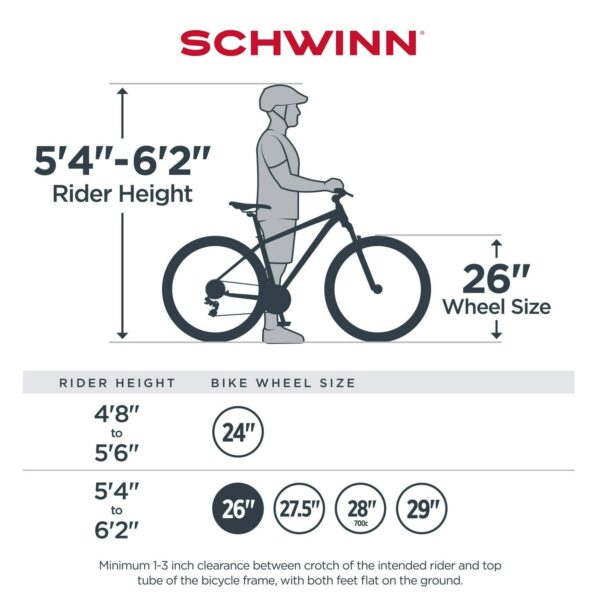 2bd55602eb2c4082814e07b16b0f2490 Schwinn Sidewinder Mountain Bike, 26-inch Wheels, 21 Speeds, Mens Style, Black