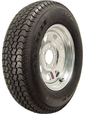 LOADSTAR 3S650 ST205/75D-15 K550 BIAS 1820 lb. Load Capacity Galvanized 15 in. Bias Tire and Wheel Assembly