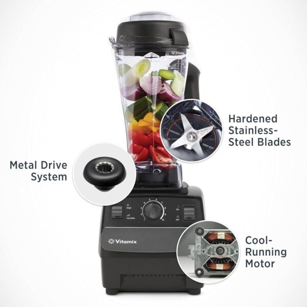 2c508f7de71b4f0680ca2063dce855f7 Vitamix 5200 Blender, Professional-Grade, 64 oz Container, Self-Cleaning, Black