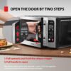 Air Fryer Combo 8-in-1 Countertop Microwave Oven, with Convection, Broil, Odor Removal Mode, 12.4′′ Position Memory Turntable, Child-Lock, 1.0 Cu.ft, Black Stainless Steel, ML2-EC10SA(BS)