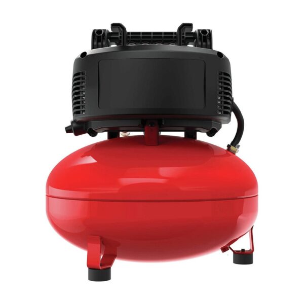 2d7a989086fe47a282b932c2e95a4dac 6 Gallon Pancake Air Compressor, Oil-Free, 150 PSI, Portable with Accessory Kit