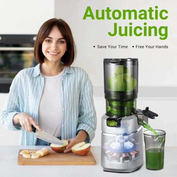 2db66379096747e58e04a1a42caae7c5 Juicer Machines, 5.3-Inch Self-Feeding Masticating Juicer Fit Whole Fruits & Vegetables, Cold Press Electric Juicer Machines with High Juice Yield, Easy Cleaning, BPA Free, 250W