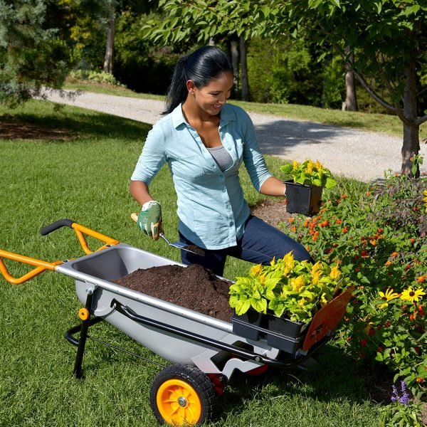 2ede8ddec33b438dbb4fffb83c2430a4 Worx WG050 8-in-1 Aerocart Garden Cart/Wheelbarrow Heavy Duty/Dolly