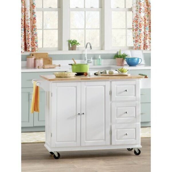 Hardy Solid Wood Kitchen Cart