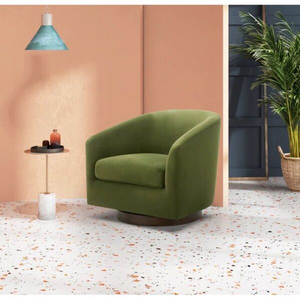 2f4759d16e294d31ba37561a13bc922e Upholstered Swivel Barrel Chair