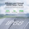 Portable Power Station DELTA 2 Max, 2400W LFP Solar Generator, Full Charge in 1 Hr, 2048Wh Solar Powered Generator for Home Backup(Solar Panel Optional)