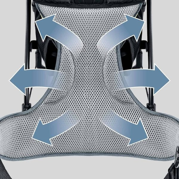 Chicco SmartSupport Aluminum Frame Backpack Carrier, Lightweight Baby Backpack Carrier | Solar/Grey New Model