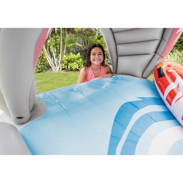 302fcecbd82d4dbfbed00fa84475691f Inflatable Backyard Water Slide with Surf Riders & Electric Air Pump