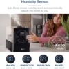 Humidifiers for Bedroom Large Room 6L Warm and Cool Mist for Families Plants with Built-in Humidity Sensor