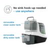 Baby Bottle Washer Pro – Baby Bottle Washer, Sterilizer + Dryer – All in One Machine Cleans Bottles, Pump Parts, & Sippy Cups – Replaces Hand Washing, Bottle Brushes and Drying Racks-Brezza