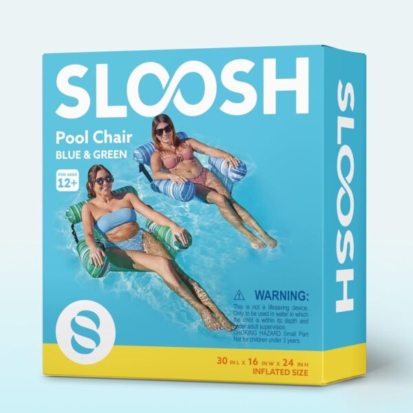 30e4d91a7653458ab5f183b52371b60b SLOOSH Inflatable Pool Floats Adult,2 Packs Floating Lounge Chairs,Blow up Pool Noodles for Adult Heavy Duty,Floating Chair for Party Summer Water Beach Lake Fun